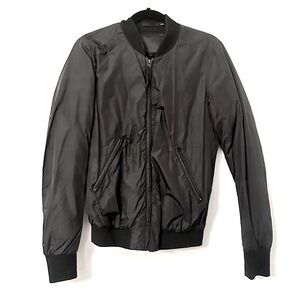 BLK DNM Classic Black Bomber Jacket